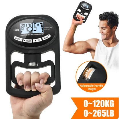 Hand Dynamometer Grip Strength Trainer - Electronic Hand Grip