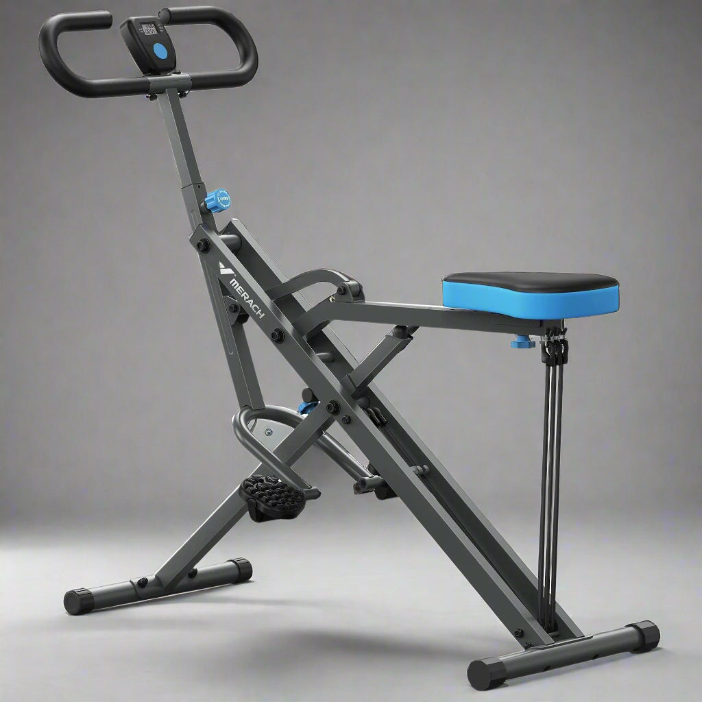 Compact Weight Support Squat Machine - 2-In-1 Glutes & Leg Exercise Trainer for Home Gym, 350 Lbs Capacity