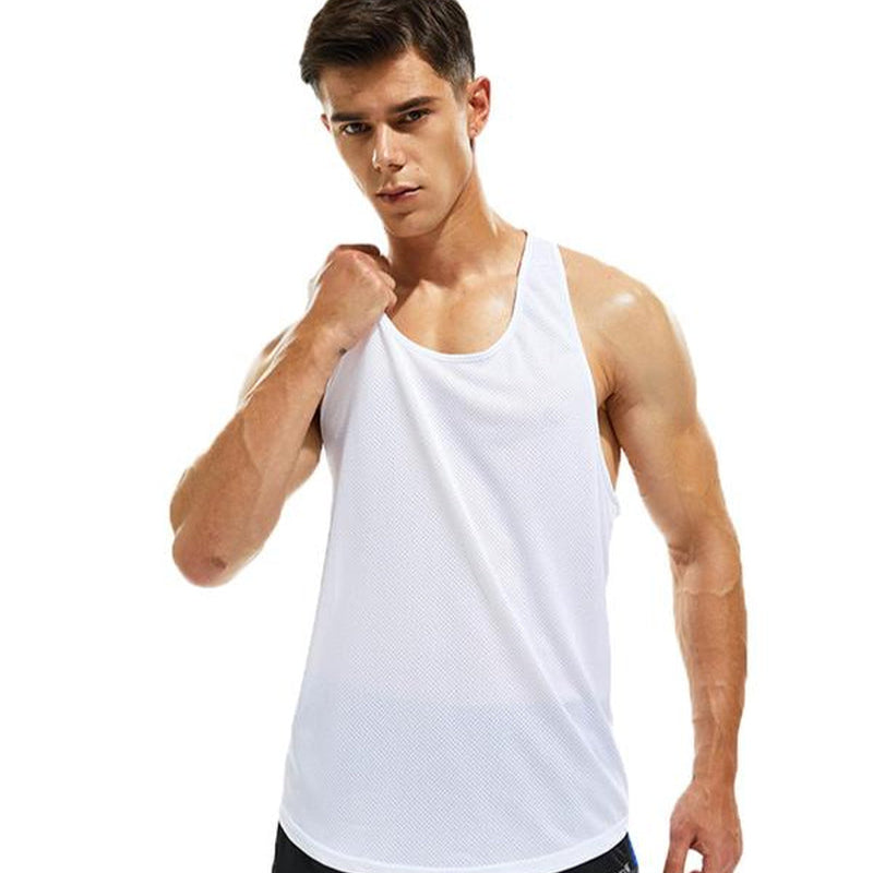 Round Neck Sports Racerback Tank Top