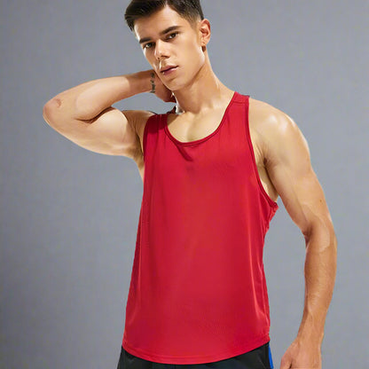 Round Neck Sports Racerback Tank Top